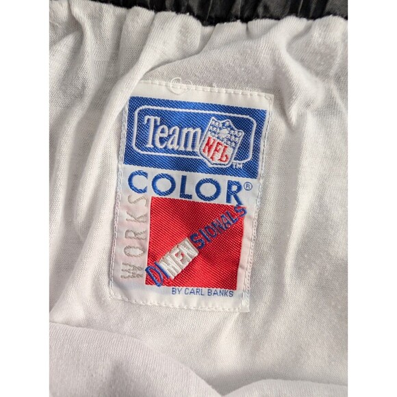 VTG 90s Steelers Team NFL Color Works Dimensionals by Carl Banks Track Pants 2XL - Picture 4 of 11